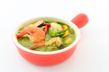 おいしそうなグリーンカレー
