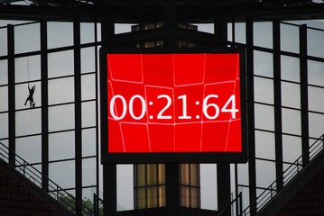 Der Countdown läuft - Nur noch gut 21 Sekunden