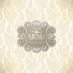 Menu for restaurant, cafe, bar, coffee house