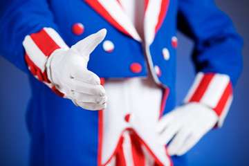 Patriotic: Uncle Sam Handshake
