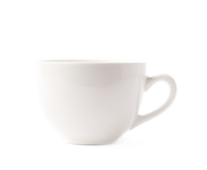 Coffee or tea cup isolated