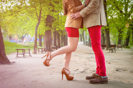 Young fashion elegant stylish couple