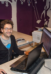 Architect shows the project