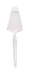 Steel metal cake server tool isolated
