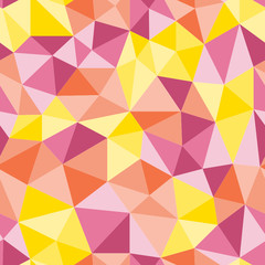 Seamless/Repeating Geometric Pattern (orange pink yellow)