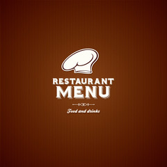 Obraz premium Restaurant menu design