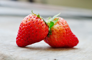 Strawberry on background