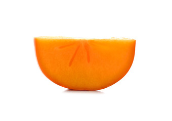 Fototapeta na wymiar Persimmon slice