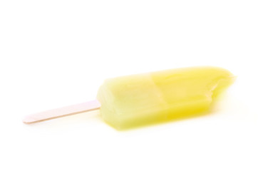 Ice pop popsicle on a stick isolated