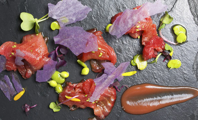 Red tuna sashimi