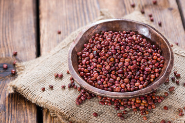 Heap of dried Red Beans
