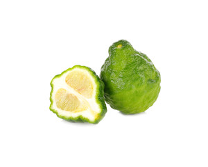 bergamot on white background