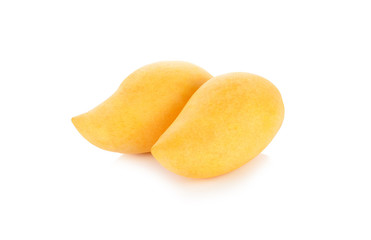 King of fruits  yellow Mango on isolated 