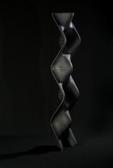 Black modern sculpture