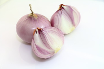 Thai red sweet onions vegetable