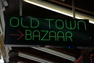 Obraz premium Old town bazar