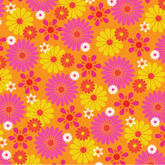 Fototapeta premium Mod Floral Pattern