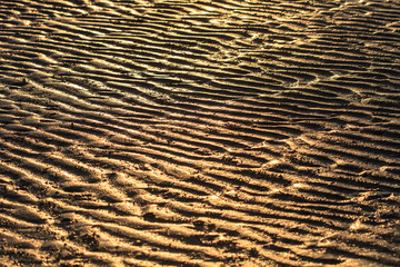 Beach sand waves