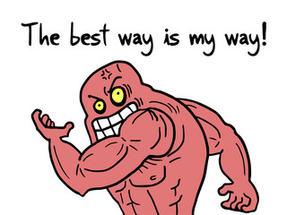 Obraz premium rebel message