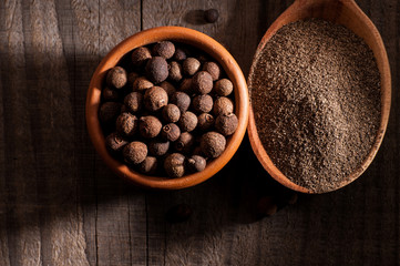 pepper and ground