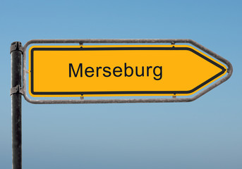 Strassenschild 35 - Merseburg