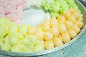 Thai style steamed cup cake