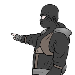 black ninja