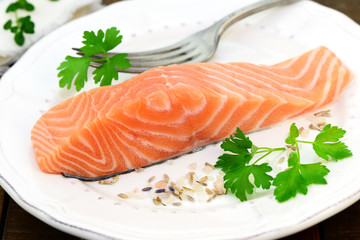 Lachsfilet