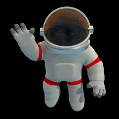 Astronaut winkend