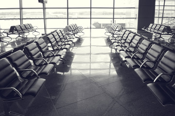 Зал ожидания в аэропорту
