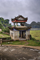 River ships pier on Lijiang River, Yangshuo, Guangxi Province