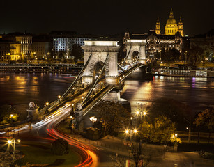 Chain Bridge in Budapest - 83375853