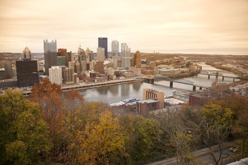 Fototapeta premium pittsburgh skyline