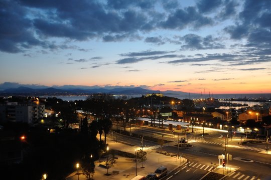 Fr&uuml;hmorgens in Antibes