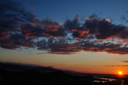 Sonnenaufgang in Antibes
