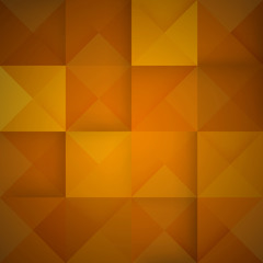 Abstract mosaic orange background. Vector Illustration