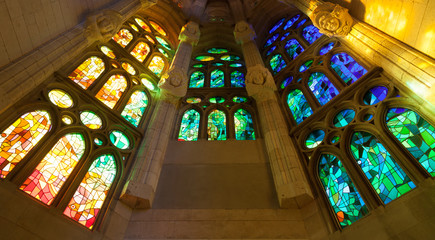 Church windows interior