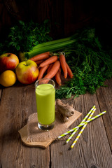 Freshly squeezed celery juice