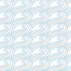 Ornamental pattern wave - 83383083