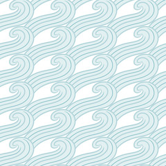 Ornamental pattern wave - 83383090