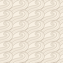 Ornamental pattern wave - 83383096