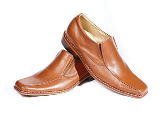 Couple brown shoes a