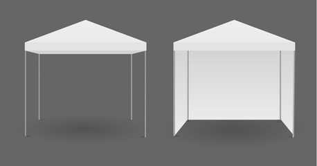 White canopy or tent