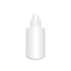 pill box unlabeled for medicine isolated.