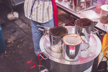 Local coffee equipment in Thailand market