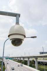 CCTV Camera Operating on road