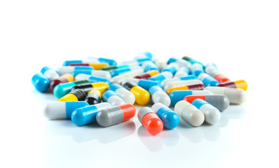  Tablets pills capsule heap  medicine