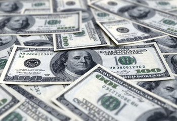 Money background from dollars usa