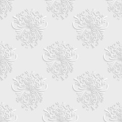 Obraz premium Floral Background Seamless Pattern