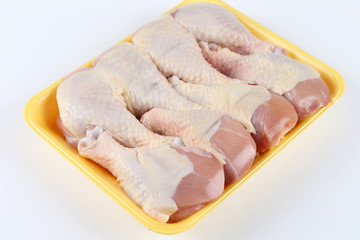 Raw chicken legs